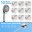 Pomme de douche double avec filtration d'eau-97832051