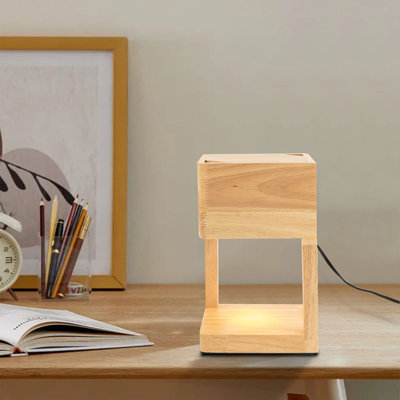 10.11'' H Wood Table Lamp