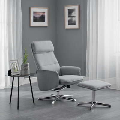 Shondra 70 cm Wide Linen Recliner