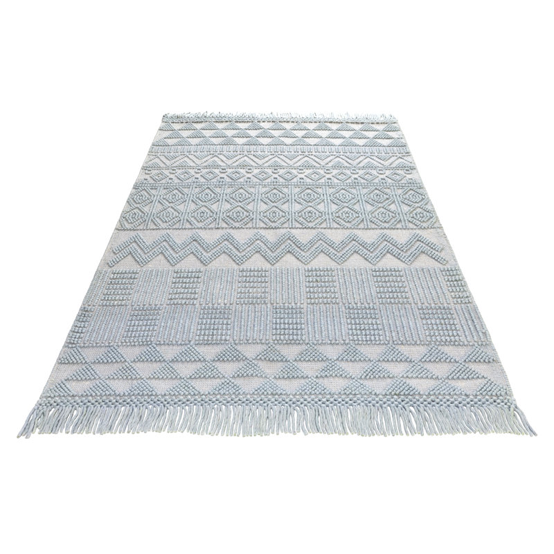 Gunhilda Moroccan Hand Woven Area Rug, Rectangle 160 x 220cm