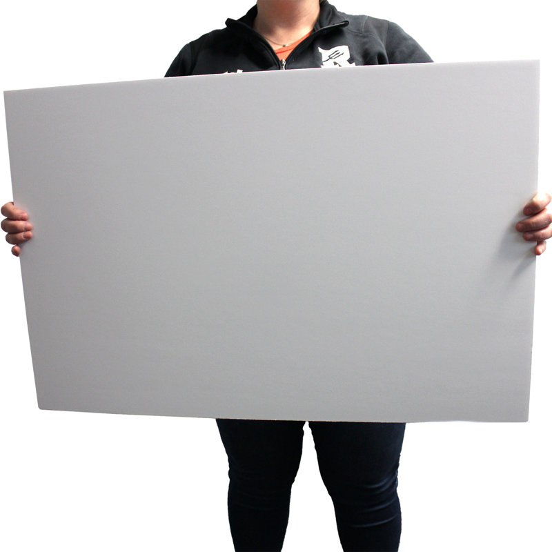 Tableau d'art en mousse blanche, H 20 po x l 30 po x P 0,19 po