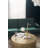 Aluminum Candle Holder With Marble Stand, 8X5x15"-1970659468