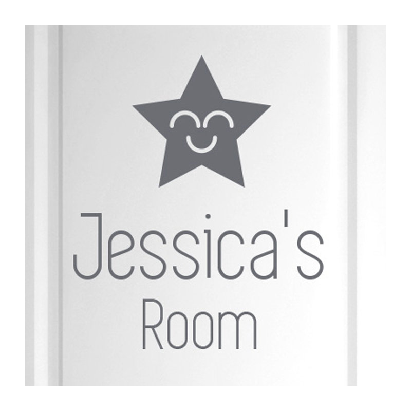 Astrology & Stars Wall Decal, Grey