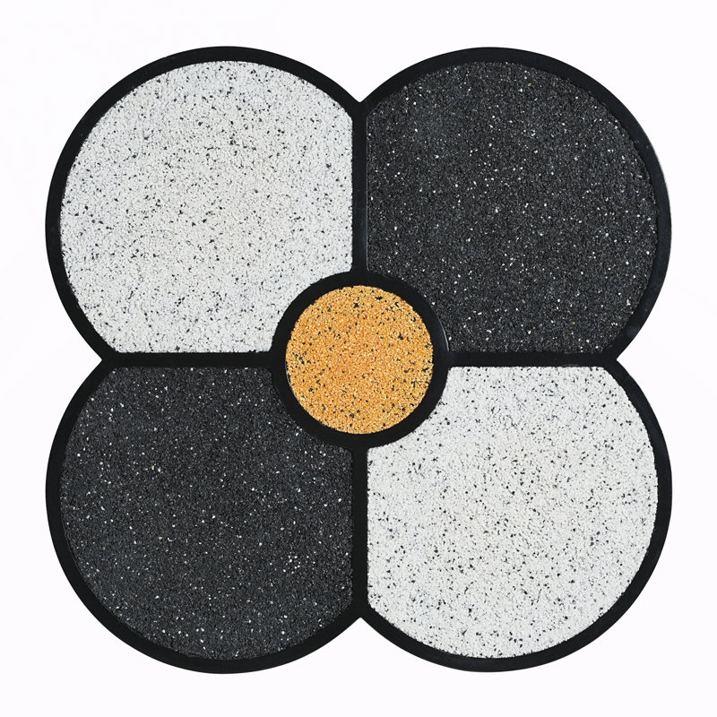 Table d'appoint pour le salon, la chambre à coucher et les petits espaces, 21" H x 23.65" W x 23.65" D, Black / Natural, Noir
