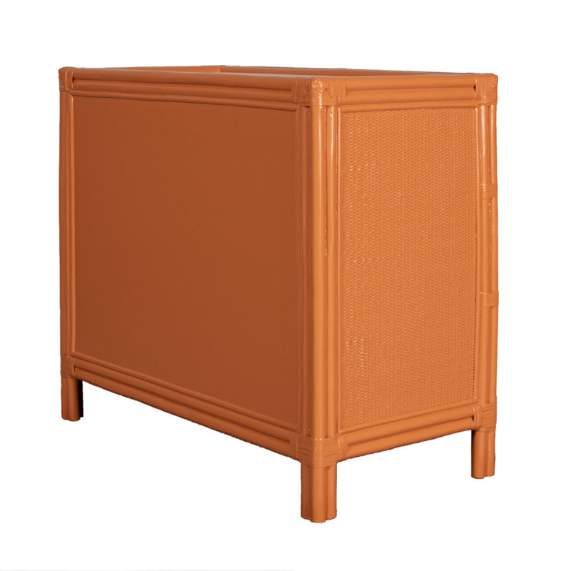 Aruba 4 - Drawer Nightstand, Citrus Orange