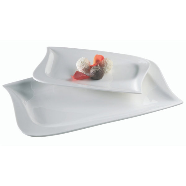 Set Di 4 Piatti Per Fonduta E Grigliata - Porcellana Bianca 24 Cm | Josef Mäser - Foto 5