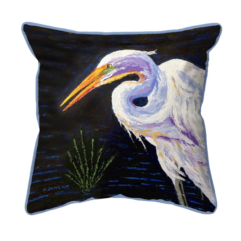 Coussin intérieur / extérieur Palette Great Egret