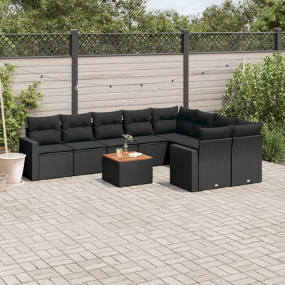  Ensemble de canapé de jardin en PE
