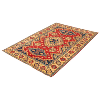 Raequon One-of-a-Kind 6'11" X 9'5" New Age Wool Area Rug in Red
