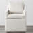 Hidar Upholstered Dining Armchair with Casters-1755915667