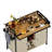 Asaria XL Outdoor Kitchen Wicker Island Rolling Cart Bar Table & Storage Cabinet, Wheels and Plastic Wood Extended Table Top