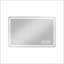 Miroir de salle de bain à DEL avec lumières antibuée et à intensité variable, fixé au mur et sans cadre, pour une salle de bain élégante et fonctionnelle.-1274168878-1274168877