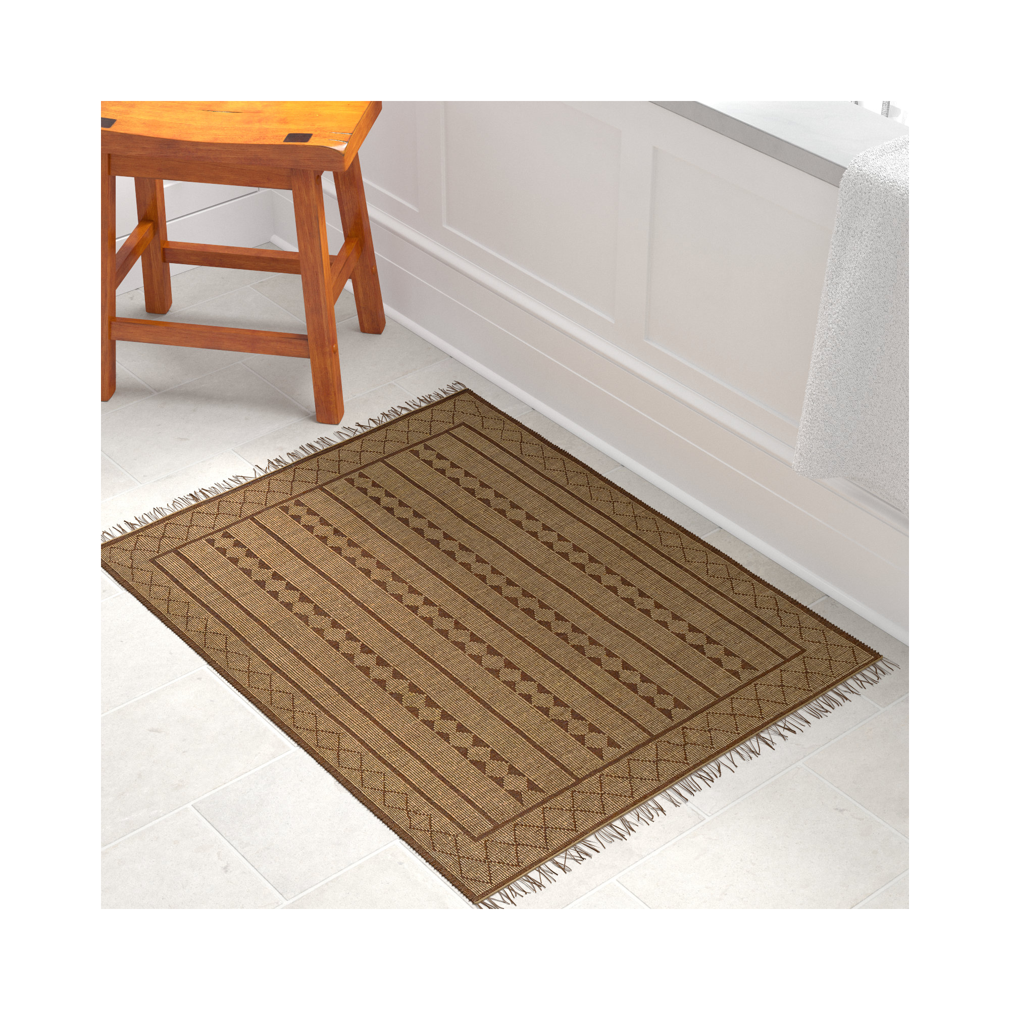 Salvo Handmade Rug, Rectangle 2' x 3'