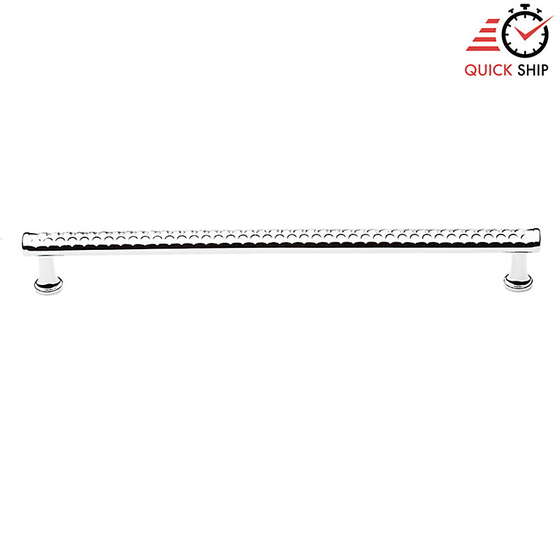 Couture 12" Center to Center Appliance Pull, Polished Chrome