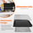 3-in-1 Electric Grill with Hot Pot 1600W Non-Stick Smokeless with Dual Temp Control for 3-5 People Indoor Outdoor Use