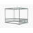 Grey Rubber Wood Waterloo Floor Bed With Canopy Frame, Fence, And Safety Guardrails-808275093-808275088