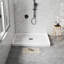 Base de plateau de douche à simple seuil SMC de taille 48/60 po x P 32/36 po avec ensemble de drain, antidérapant-120494387-112495621