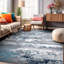 Tapis gris / bleu / blanc Willington-447555001