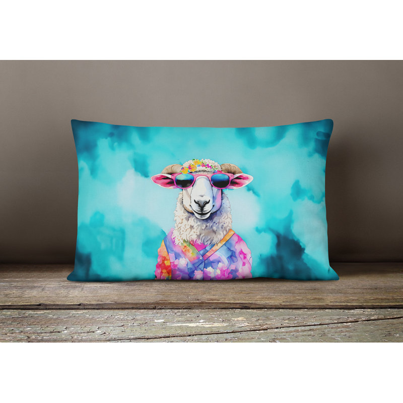 Hippie Animals Other/No Pattern Outdoor Throw Pillow