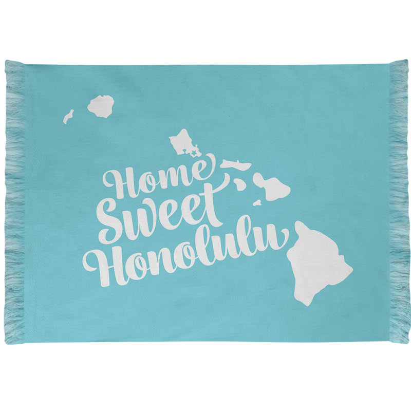 Tapis de la zone bleu hawaii honolulu