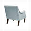 Fauteuil d'appoint capitonné à boutons, offrant une assise confortable et un design élégant, idéal pour les salons et les bureaux à domicile.