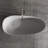 59" Solid Surface Soaking Bathtub