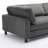2-Piece Corduroy Upholstered Modular Sofa With Solid Wood Legs-578860427