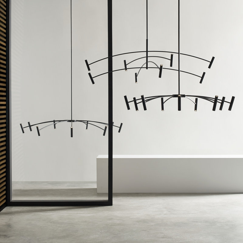 Aerial 8 - Light LED Chandelier