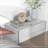 Rectangular Coffee Table with Manufactured Wood Table Topand Shelf