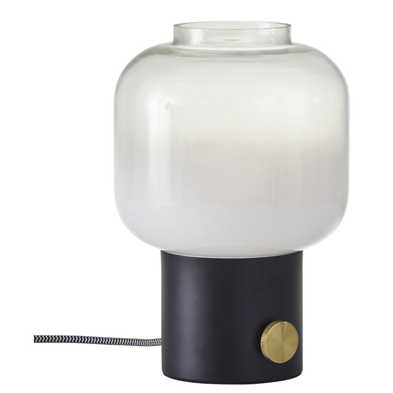 Lampe de table 12 po Diaz, Noir