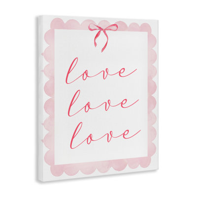 «Cursive Love and Pink Bow», conception de Lucille Price