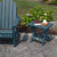 Chaise Adirondack en plastique avec repose-pieds Milaca-117800038