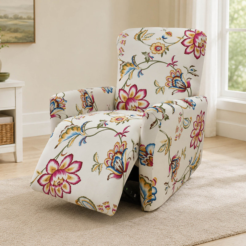 Housse extensible pour fauteuil inclinable 4 pièces