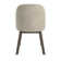 Cipolla 72"-90" Wood Finish Extendable Dining Set - Dining Table With Leaf And Taupe Fabric Curved Back Chairs