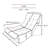 Single Sofa Reclining Chair Japanese Chair Lazy Sofa Tatami Balcony Reclining Chair Leisure Sofa Adjustable Chair