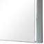 Shepard gris clair 39,5 po X P 38 po Miroir rectangulaire H