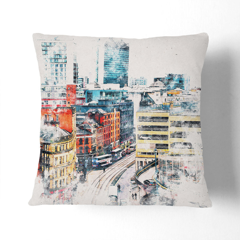Square Cushion, 55cm H x 55cm W x 20cm D