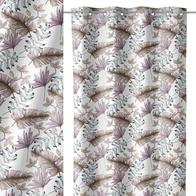 Apollinaire Cotton Blend Semi Sheer Curtain Pair