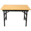 Table de travail portable pliante avec ruban à mesurer et détecteur d'angle (sans les chaises de bureau)