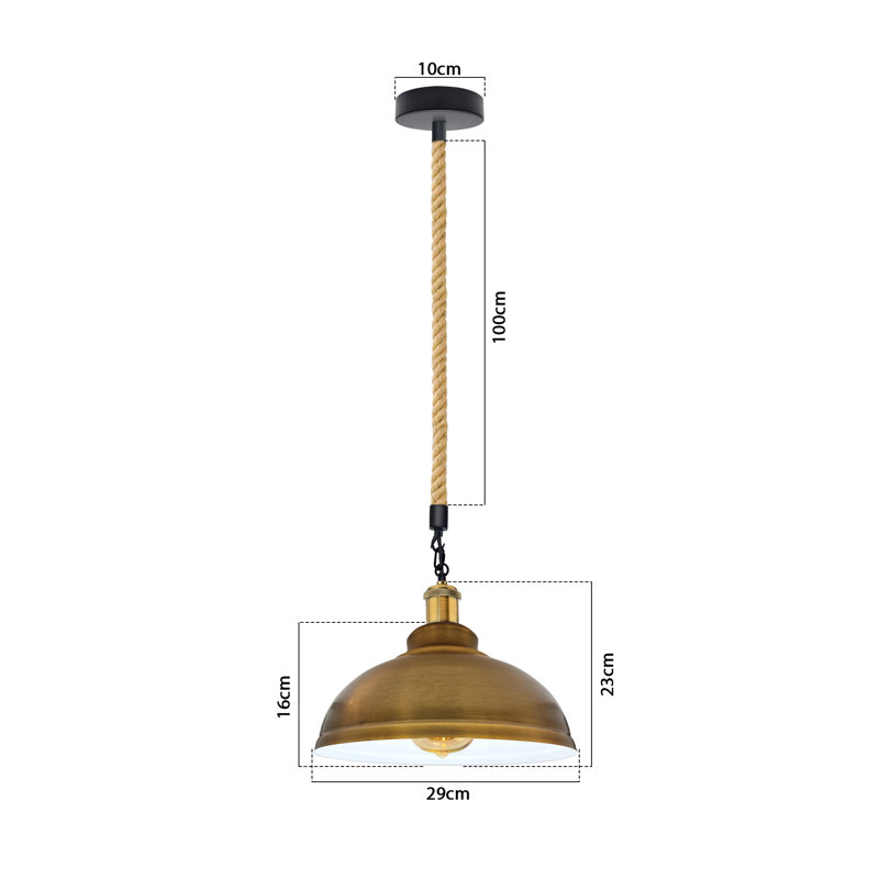 Manston 1 - Light Pendant, Yellow Brass