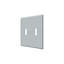 Deltana SWP4761U15A Switch Plate, Double Standard in Antique Nickel-904065425