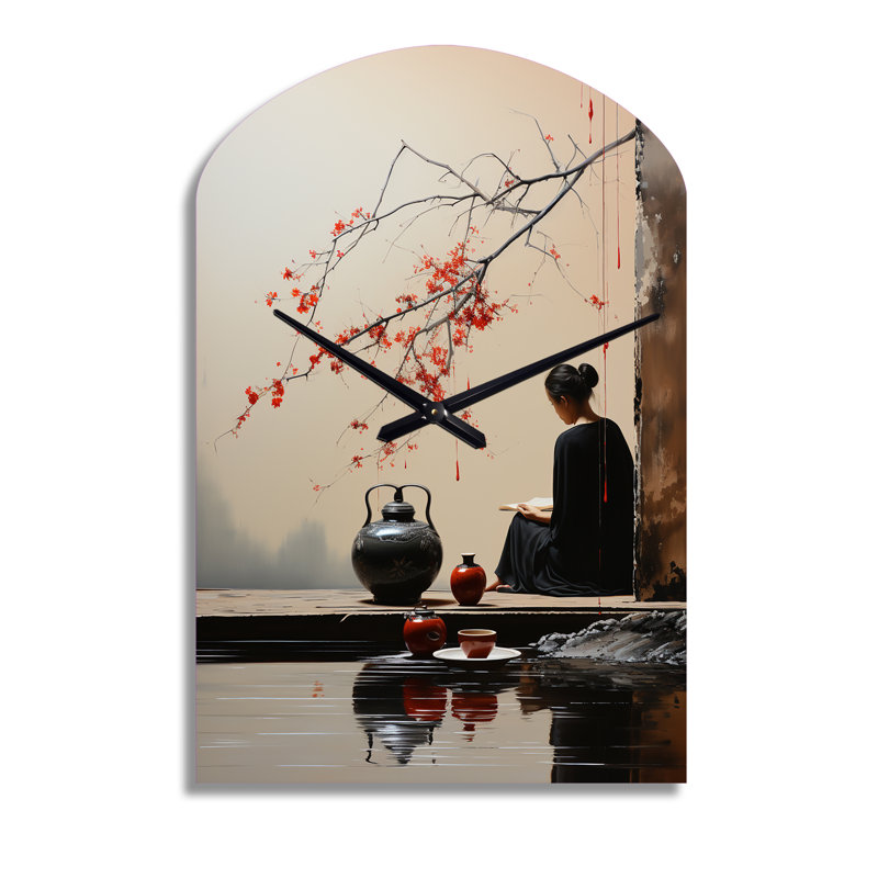 Art japonais, Japon, Cérémonie du thé II - horloges murales asymétriques, Moyenne