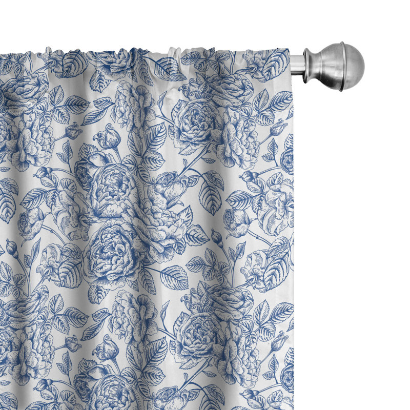 Semi Sheer Curtain, 28" W x 84" L