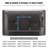 Aivis Black Adjustability Multi Screen Desktop Mount for Greater Than 50" with Shelving, Holds up to 50 kg.