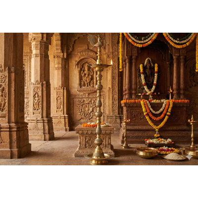 Grande lampe à huile en forme de paon en laiton de 64 po | Grand Annick Vilakku multi-mèche pour le temple, les hauts plafonds et la décoration indienne de luxe | Fabriqué à la main