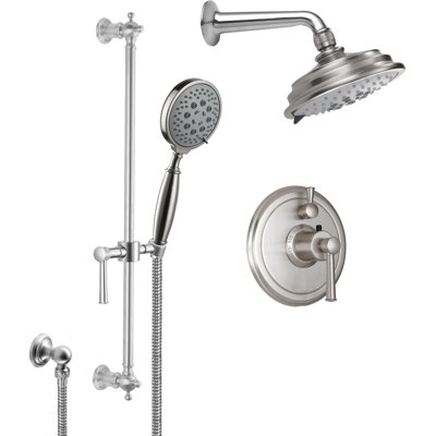 Miramar 1.8 GPM Styletherm 0.5" Thermostatic Shower System with Handshower Slide Bar