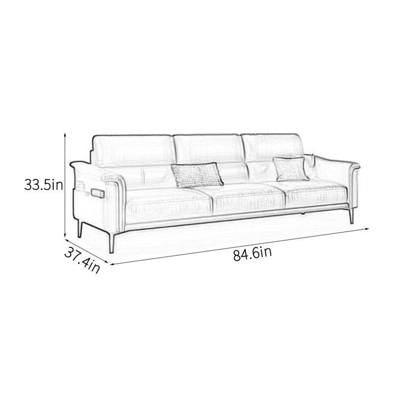 Canapé de bureau élégant et créatif, 3