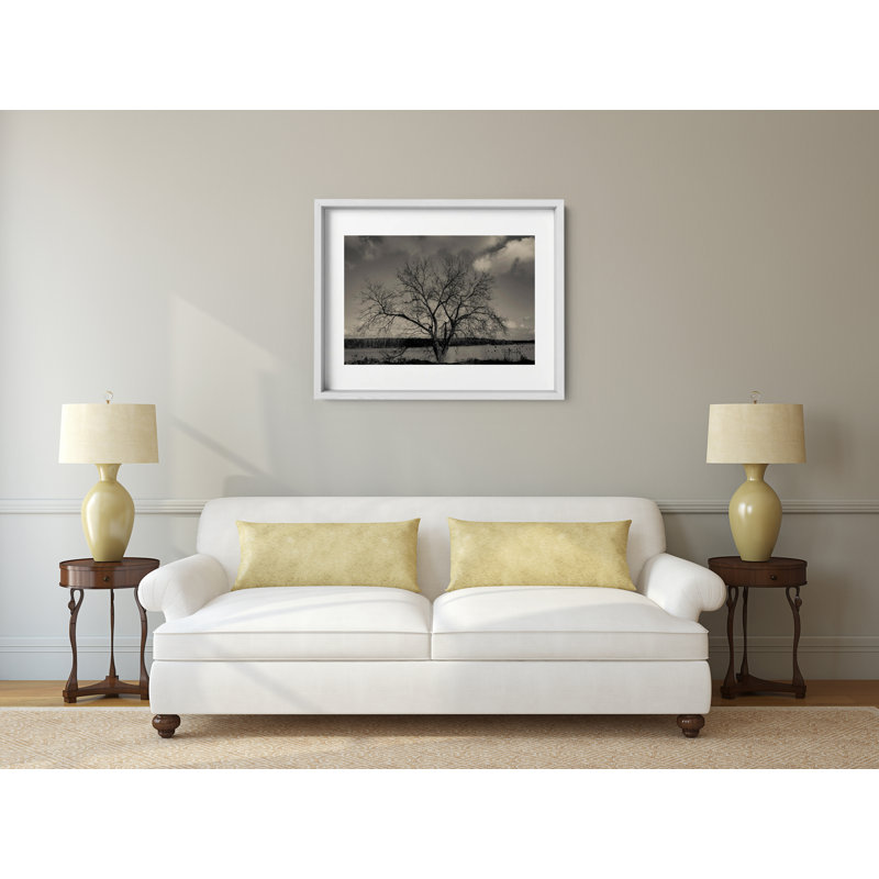 Baum Im Winter Print by Joseph Regan, White, 14" H x 16" W x 0.75" D