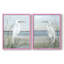 Impression encadrée Summertime Heron I-Premium - prêt à être accroché - aucun clou requis - aucun clou requis-438304502-438304497
