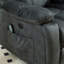 Ensemble de salon inclinable 2 pièces en microfibre moelleuse - fauteuil relevable, causeuse de style théâtre avec console de rangement, chauffage USB et massage